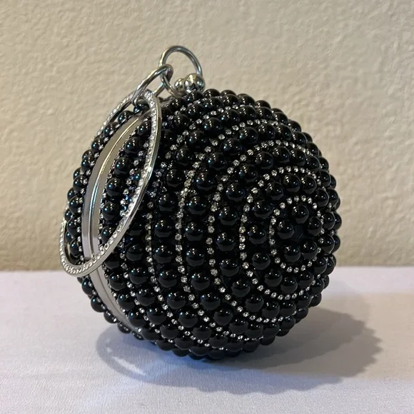 Badgley Mischka Deco Sphere Clutch Wristlet Bag - Picture 2 of 8